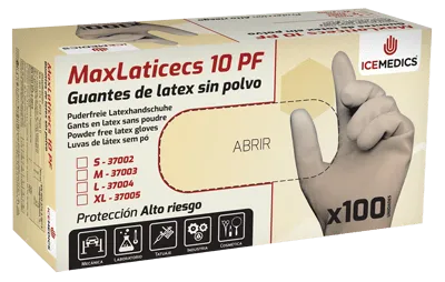 MaxLaticecs10PF_box_3d_web MaxLaticecs 10 PF - Guantes de latex sin polvo