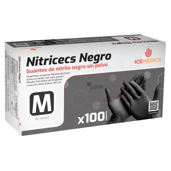 Nitricecs Negro- Guantes de nitrilo