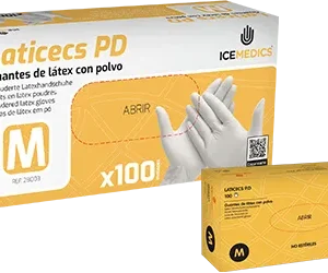 Laticecs PD – Guantes de latex con polvo