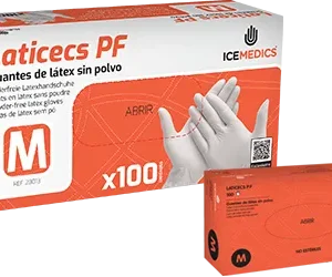 Laticecs PF – Guantes de latex sin polvo
